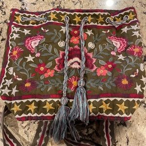 Johnny Was Embroidered backpack